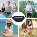 MAXTOP Large Crossbody Fanny Pack with 4-Zipper Pockets - Hands-Free Wallet for Sports, Travel, and Running - Black - Buy Online on GoSupps.com