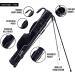 Sleek and Lightweight Sunday Golf Bag with Stand and Strap - Ideal for Pitch & Putt, Par 3, Executive Courses - Durable & Easy to Carry - 31.5 inches Tall (Black) - Buy Online on GoSupps.com