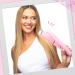 FoxyBae Sea Salt Spray & Flat Iron Bundle - Biotin-Infused Texturizing Spray & 1" Sleek & Slay Ceramic Hair Straightener for Voluminous Frizz-Free Shiny Hair Party Pink  - Buy Online on GoSupps.com