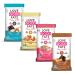 Love Good Fats Keto Protein Snack Bars - Chewy Nutty Variety Pack - 13g Good Fats, 7-9g Protein, 5g Net Carbs, 1-2g Sugar, Gluten-Free, Non GMO - Chocolate Peanut Butter, Sea Salt Almond, Salted Caramel, Strawberry - 4 Flavors, 12 Pack