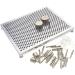 The Beadsmith Wig Jig Deluxe: 4.5 x 5.5 inch Square Jig with 30 Metal Pegs for Wire Jewelry Making - Buy Online on GoSupps.com