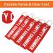 Ficero Chamber Safety Flag - 10 Pack with Bright Red Tags | Universal Compatibility - Buy Online on GoSupps.com