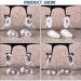 Buy WJRQD 35 Pairs Glasses Repair Set Slipproof Nose Pads Screws Tweezers & Cleaning Cloth for International Shipping - Buy Online on GoSupps.com