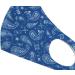 Komonee Paisley Face Mask | Washable & Reusable | Dustproof Cloth Mouth Cover for Men & Women | Cycling, Ski & Outdoor Protection | Blue - Buy Online on GoSupps.com