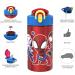 Zak Designs Marvel Spider-Man Stainless Steel Kids Water Bottle - Flip Straw, Locking Spout Cover - 15.5oz Non-BPA Cup for Sports/Travel - Spidey and His Amazing Friends - Buy Online on GoSupps.com