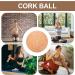 Muscle Ball - Portable Cork Massage Ball for Deep Tissue Therapy | 8cm Cork Yoga Ball for Wellness Routine - Buy Online on GoSupps.com