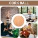 Portable Cork Massage Balls for Deep Tissue Relief | 8cm Muscle Roller - Natural Massage Accessories for Men & Women - Buy Online on GoSupps.com