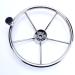 Amarine Made 13-1/2 Inch Stainless Boat Steering Wheel with Big Size Knob - XK-9310SRF1 - Buy Online on GoSupps.com
