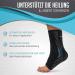 Kinetic Evolution Ankle Bandage - 2 Piece Foot Support for Men & Women Gray XL Sport Ankle Wrap for Right & Left - Buy Online on GoSupps.com