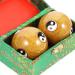 Gleavi 2st Massage Balls - Baoding Balls for Foot Coaching & Asian Meditation | Cloisonn Metal Box - Improve Wellness & Relaxation - Buy Online on GoSupps.com