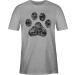 Shirtracer Men's T-Shirt - High Five Dog Paw Design | Perfect Gift for Dog Owners - Grey Mottled L - Buy Online on GoSupps.com