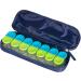 Sagely 7 Day Medicine Travel Bag | Durable Pill Organizer & Pouches for Travel | Quality Active Size Pill Bags (Navy) - International Shipping Available - Buy Online on GoSupps.com