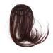 WOFASHPURET Piece Hair Toppers Extension Ponytail Wig Black Wigs Barrettes for Women Air Fringe Bangs Faux Hair Bun Wispy Bangs Wig Toupee for Women Hair Barrettes Scisors Clip Air Bangs Miss 18.00X6.50X0.50CM Brown