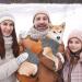 Cozy Winter Dog Sweater - Knitted Turtleneck for Small & Medium Dogs & Cats | Warm Gray Pet Pullover - Buy Online on GoSupps.com