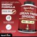 Nutrivein Premium Korean Panax Ginseng Supplement & Resveratrol Supplement Bundle: High-Absorption Resveratrol Capsules & Ginseng for Brain, Defenses, Repair, & Vitality - Buy Online on GoSupps.com
