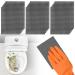 Toilet Cleaner Hard Water 2024 Newly Upgraded Toilet Cleaning Screens Hard Water Remove Pads for Stain Calcium Deposits Scrubber(15PCS)