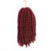 FREESHOW Burgundy Spring Twist Hair 8 Inch Crochet 3-Pack - Bug 8 Inch Bug Spring Twist Hair - Buy Online on GoSupps.com