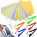 Lurrose 10pcs Microfiber Eyeglass Cleaner Eyeglasses Cleaning Cloth & Brush Eyeglass Cleaning Tool for Glasses Screen