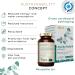 Organic Brahmi Capsules - 180 High Dose 1000mg Bacopa Monnieri - Ayurvedic Dietary Supplement - Vegan & Sustainable Glass Packaging - Buy Online on GoSupps.com