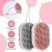 WLLHYF 3 Pcs Bath Sponge for Women - Large Size Body Scrubber for Deep Exfoliation | Shower & Bathing Accessories - Buy Online on GoSupps.com