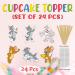 Seyal Tom & Jery Cupcake Topper Tom & Jerry Cupcake Topper - Buy Online on GoSupps.com