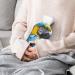 Blue Parrot Hot Water Bottle with Plush Cover - Hand Warmer for Adults & Kids - 26.5x15.3cm - Buy Online on GoSupps.com