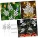 HOMSFOU 20pcs Foam flower arrangement artificial Christmas Picks xmas berries decorations cutting Christmas Tree Picks artificial fruit decorate Artificial Berry crafts berry branch Silver 19X5X5CM - Buy Online on GoSupps.com