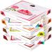 Cerez Pazari 16 Oz Turkish Delight Gift Box | Rose, Orange, Lemon Flavors | Vegan & Glucose Free Traditional Lokum Candy | Medium Size Gourmet Snack - Buy Online on GoSupps.com