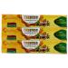 Infinix Herbal and Turmeric Toothpaste withSaffron Tea Tree Aloe Vera Ginger and Turmeric - Paraben Free & Refreshing Oral Care for Sensitive Teeth - Halal - Pack of 3