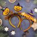 amangul Spooky Skull Pumpkin Head Shape Hairband Women Wash Face Makeup Skincare Headband for Photography Halloween Hairband(Singleheaded Pumpki) - Buy Online on GoSupps.com