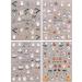 JMEOWIO 3D Halloween Nail Art Stickers - Self-Adhesive 5D Ghost & Star Design - Cute Nail Decoration Supplies (4 Sheets - Buy Online on GoSupps.com