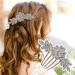 Bridal Bride Hair Accessories Flower Alloy Leaf Hair Pin Wedding Hair Piece Pins for Women Mother of Bride Handmade Comb Multicolored Hair Accessories for Wedding and Party - Buy Online on GoSupps.com