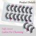 NICENEEDED 7 Pairs Colored False Eye Cluster Lashes Cosplay Full Eye Faux Eye Lash Extensions Curly Fluffy Artificial Lashes for Women and Girls Eyes Decoration - Buy Online on GoSupps.com