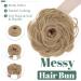 SEGO Dark Blonde Large Bun Hairpiece with Elastic Band - Hair Tie & Extensions for Women | Ponytail Braid (55g) - Buy Online on GoSupps.com