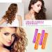 36-Piece Cold Wave Hair Perm Rods & Curlers Set with Rat Tail Comb - 0.75 & 0.87 - Purple & Orange - Buy Online on GoSupps.com
