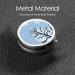 Christmas Santa Snowman Mini Round Pill Box | 3-Compartment Travel Organizer | Portable Medicine Case for Pocket Home & Office - Buy Online on GoSupps.com
