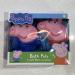 Pig Character Soft Mesh Bath Puffs Scrubbies - 2 Pcs