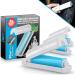 Bluepet 3x Mini lint roll - sustainable animal hair remover for dog hair cat hair and lint - washable - ideal for on the go