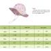 LANGZHEN Baby Girls Beach Sun Hat with Chin Strap - Flamingo Pink, 6-12 Months - Buy Online on GoSupps.com