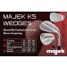 Majek Golf Big & Tall Men's +1 Inch Wedge Set - 52 Gap, 56 Sand, 60 Lob | Regular Flex, Right Hand, Midsize Black Pro Velvet Grip - Buy Online on GoSupps.com