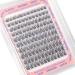 Wispy Lash Clusters Kit - 120 Pcs Natural Eyelash Extensions with Glue & Tweezers | DIY 10-16mm Cluster Lashes by Pleell - Buy Online on GoSupps.com