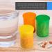10 Pack Airtight 30 Dram Empty Pill Bottles with Caps - Multi Use Prescription Medicine Container for Herbs, Candy, Crafts - Transparent Multi Color - Buy Online on GoSupps.com