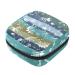 Guantierendiy Dinosaur Fossil Pattern Sanitary Napkin Storage Bag Large Capacity Menstrual Cup Pouch Girls Travel Portable Small Makeup Sanitary Pads Organizer Color 7
