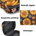 Sunflower Print Sanitary Napkin Storage Bag | Portable Period Kit Pouch for Menstrual Cup & Sanitary Pads | Zippered Menstrual Pad Organizer for Women & Teens - Color 10 - Buy Online on GoSupps.com