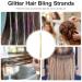 Luxshiny 750 Pieces Golden Hair Extensions - Sparkling Lametta Strands for Makeup & Performance Accessories - Buy Online on GoSupps.com