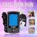 24 Modes TENS Muscle Stimulator - Back Pain Relief & Electronic Pulse Massager with 4 Pairs of Pads - Nerve Pain Therapy - Buy Online on GoSupps.com