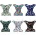 6-Pack Baby Cloth Diapers - One Size Adjustable, Washable & Reusable for Boys and Girls | Includes 9 Inserts and 1 Wet Bag - Buy Online on GoSupps.com
