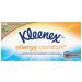 Kleenex Allergy Comfort Paper Tissues Box of 56 Tissues Orange Yellow Blue