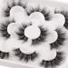 JIMIRE Flare Mink Lashes Fluffy Wispy False Lashes Pack Fluttery 10D Multi-dimensional Volume False Eyelashes 5 Pairs Cat-eye Look