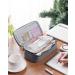 YOKUMA Pencil Case Large Capacity Pencil Pouch Aesthetic Zipper Pencil Box Back to School Supplies for College Student Teen Adults Travel Essentials Electronic Cable Organize Grey - Buy Online on GoSupps.com